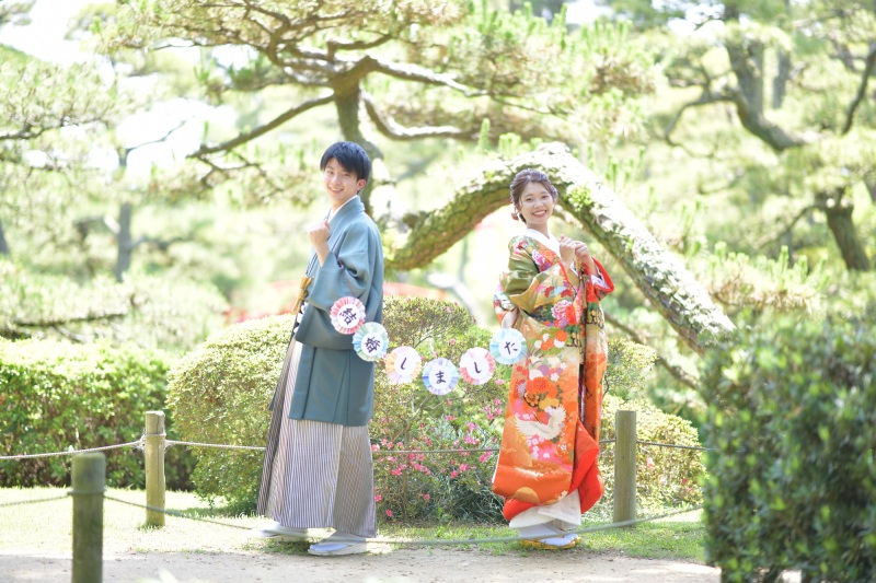 衣裳全部着たいという方に!よくばりアルバムプラン「新婦様4点・新郎様2点+アルバム+データ+ロケーション1カ所」