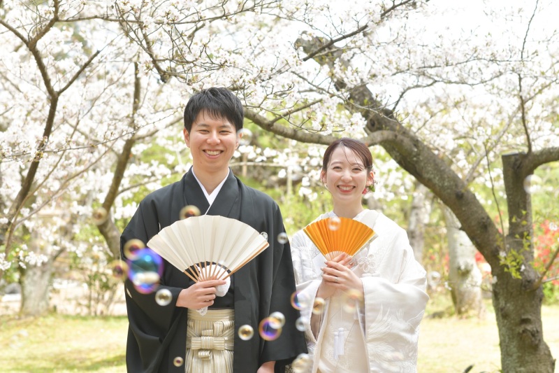 ※桜・新緑の時期に！「和装1点・洋装2点・ロケーション1カ所・データ150カット」