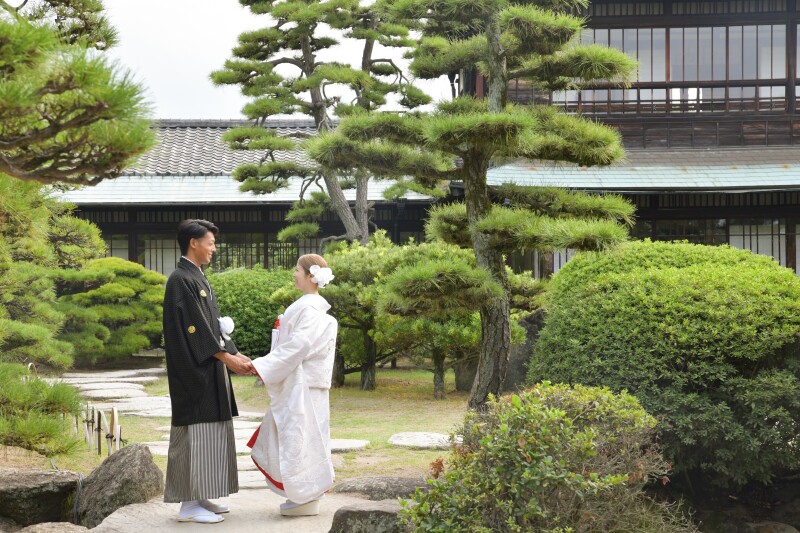 玉藻公園プラン「和装1点・紋付1点・データ50カット」