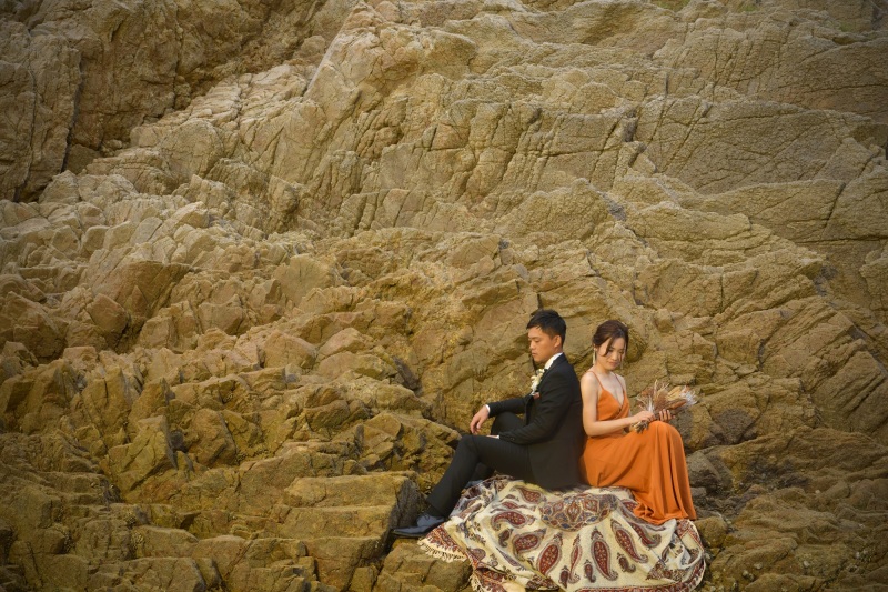 崖フォトプラン「ドレス1点・タキシード1点+データ50カット」