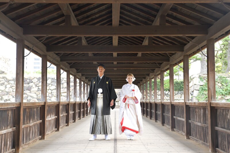 玉藻公園プラン「和装1点・紋付1点・データ50カット」