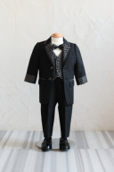 黒白格子ベスト