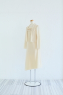 クリーム胸ドレープOP