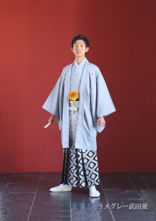 ラメグレー武田菱_２