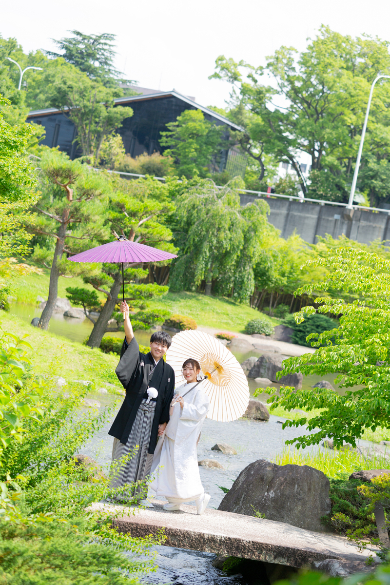 緑あふれる庭園で!