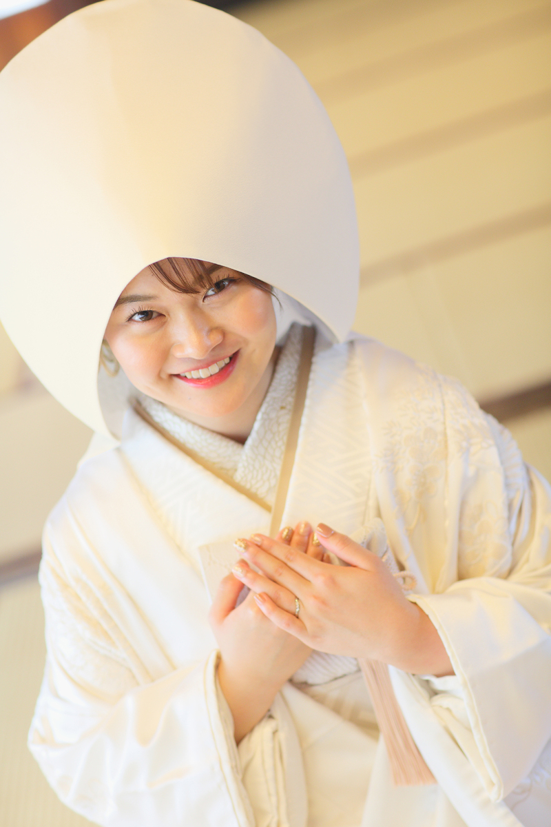 可愛いご新婦様のソロショット♪