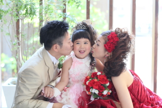 お嬢様とご一緒に楽しい撮影でした♪