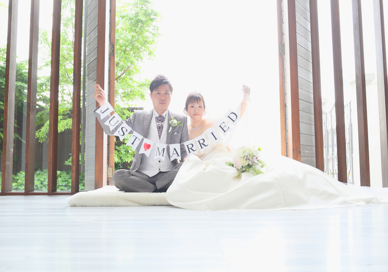 ご家族への想いが込められたフォトウエディング