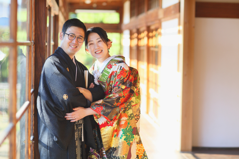 輝く笑顔のお2人です。末永くお幸せに♪