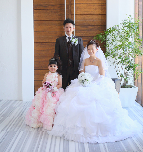 飛びッきりの笑顔でファミリー撮影です。