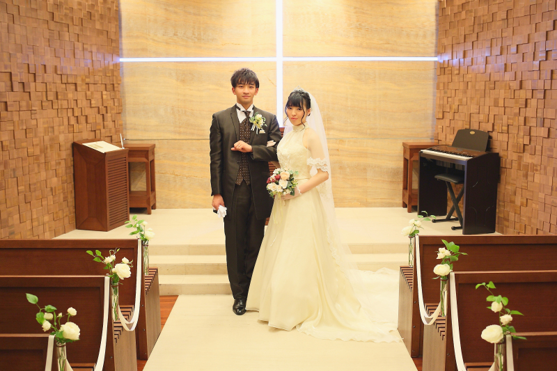 お2人の雰囲気と教会の雰囲気がピッタリです！