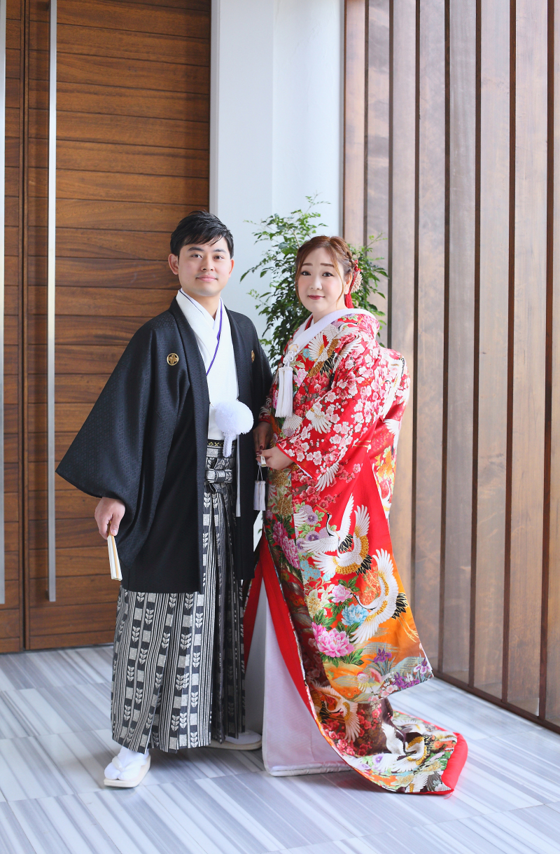 艶やかな色打掛