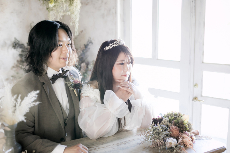 ご両家のお母様方も一緒に、楽しく【衣裳合わせ&撮影】をしました(*^^*)