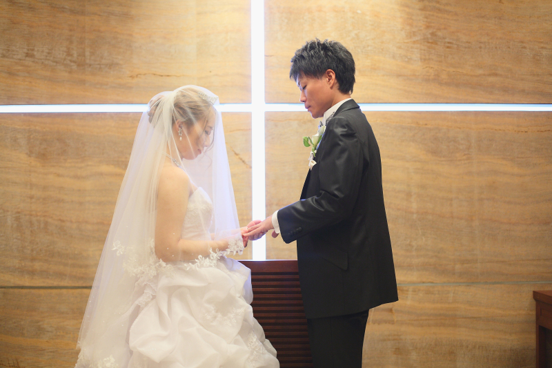 ~愛の証として指輪交換~