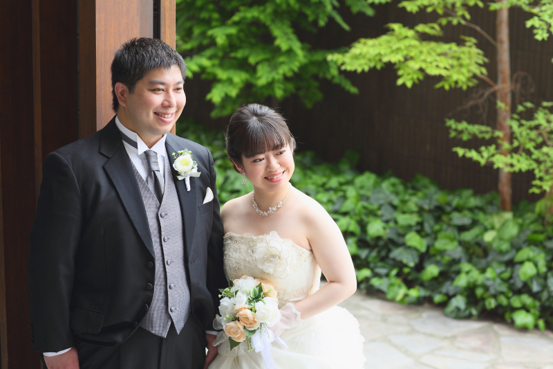 緑のガーデンでスマイル♪