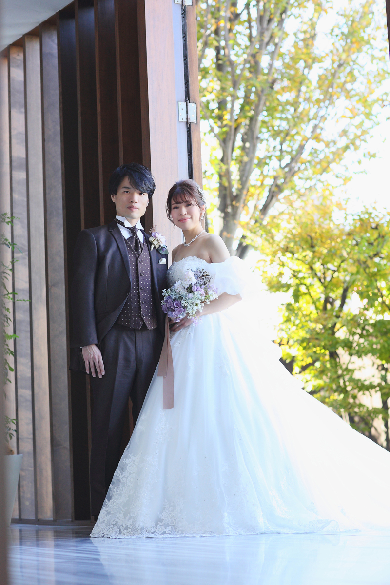 ドレスにパフスリーブをプラスして可愛さアップ♪