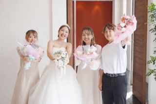 お友達と一緒に楽しく Photo Wedding