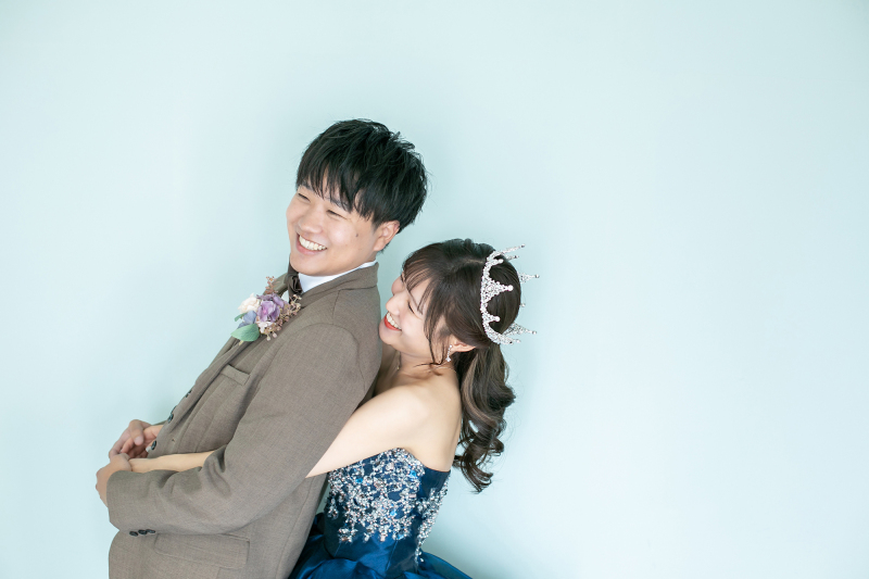 とても可愛いお２人のフォトウェディング