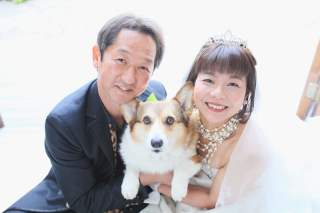 大切な＜めるちゃん＞とのフォトウエディング