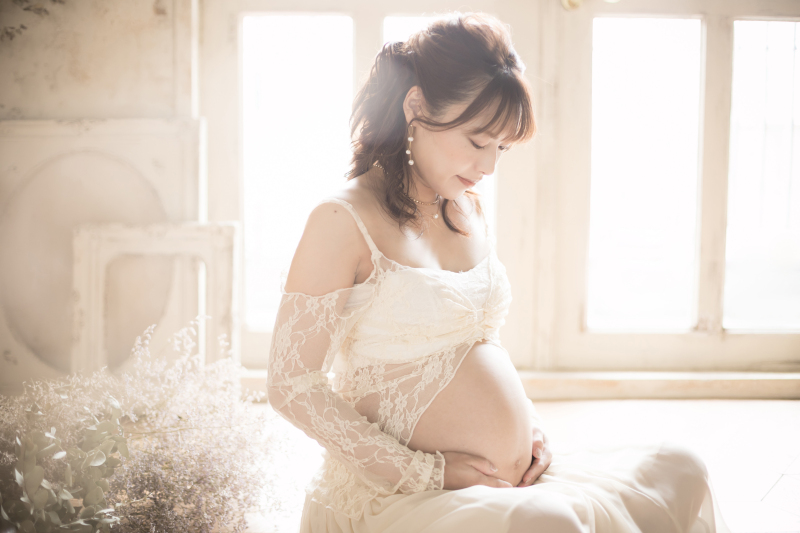 <マタニティーフォト&ウェディングフォト>この時期ならではの素敵なお写真です