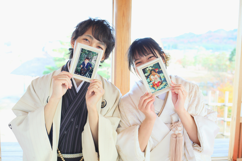 ちびちゃんの頃のお写真とパチリ！