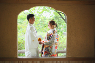 和の魅力溢れる臨江閣にて