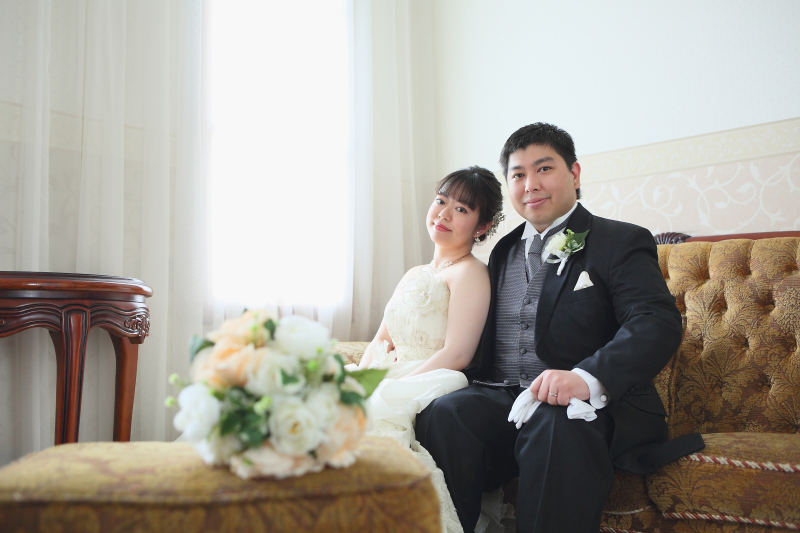 お仕度も整いリラックスムード