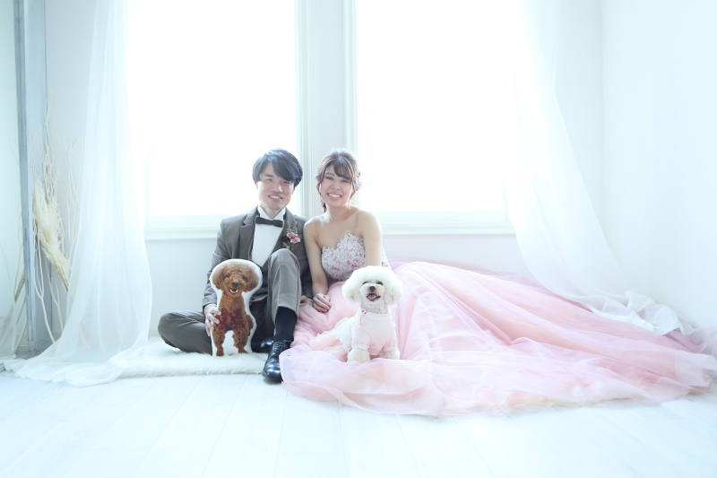 大切なワンコとのフォトウェデイング(*^^*)