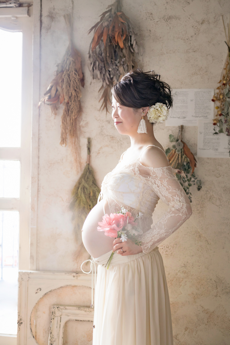 ママさんのソロショットです