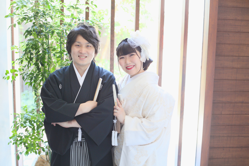 【白打掛】にお召し替えです(*^^*)