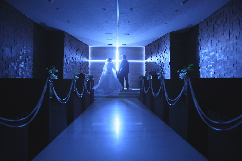 幻想的な光の中で・・・