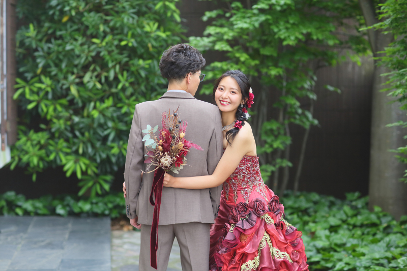 幸せいっぱい抱き付きショット!