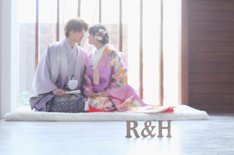 とってもチャーミングなおふたりのフォトウェデイング♪