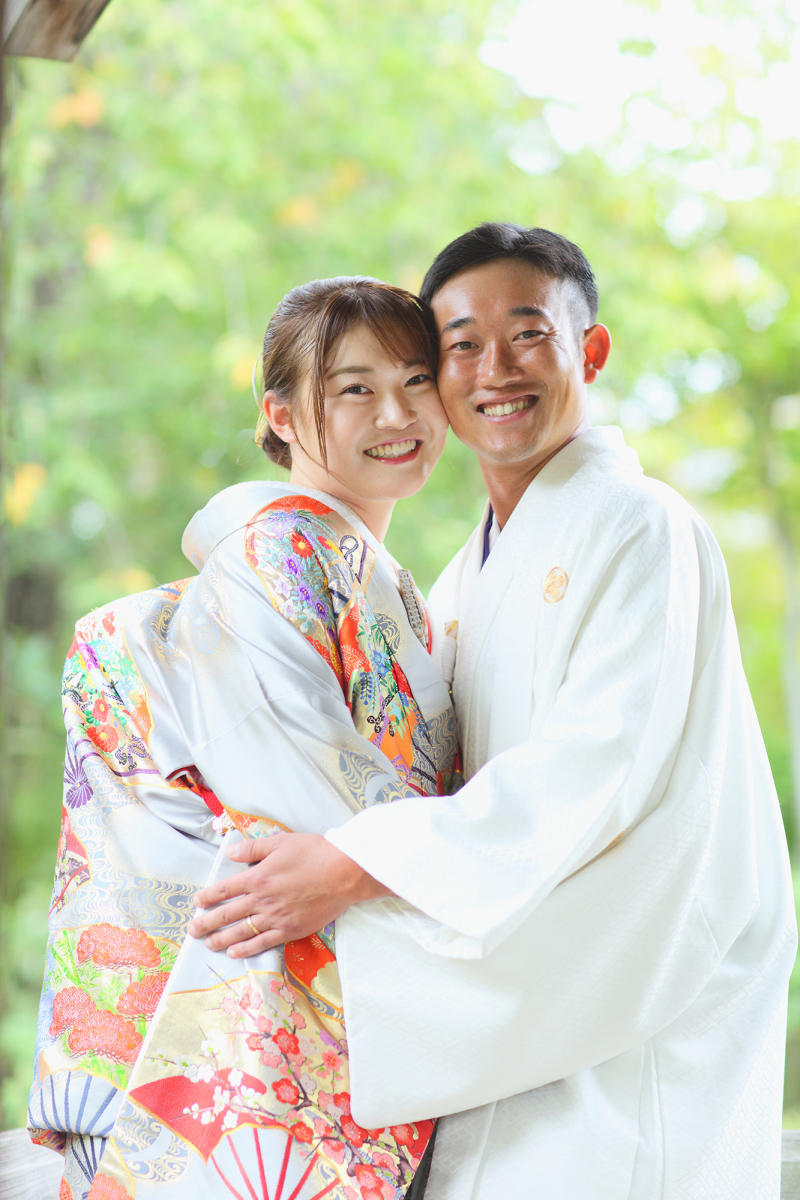 おふたりで選んだお衣装が映えます