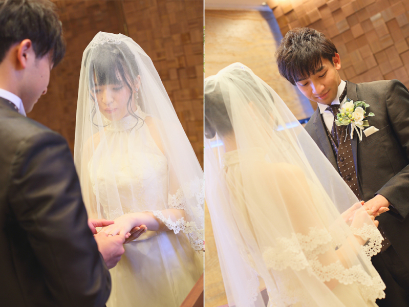 ～~ 指輪の交換 ～～