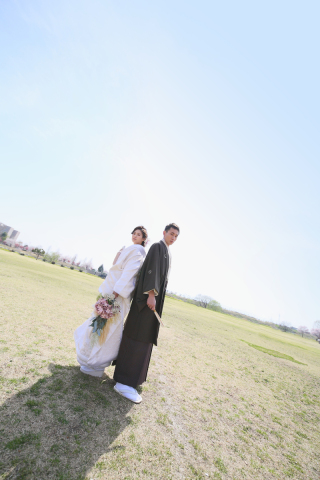 studio lumiere - ｽﾀｼﾞｵﾘｭﾐｴｰﾙ -_屋外で和装撮影＆スタジオや教会で洋装撮影