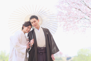 studio lumiere - ｽﾀｼﾞｵﾘｭﾐｴｰﾙ -_屋外で和装撮影＆スタジオや教会で洋装撮影