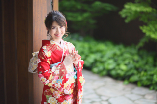 振袖：美容着付け