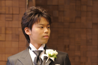 ご新郎様：ヘアセット