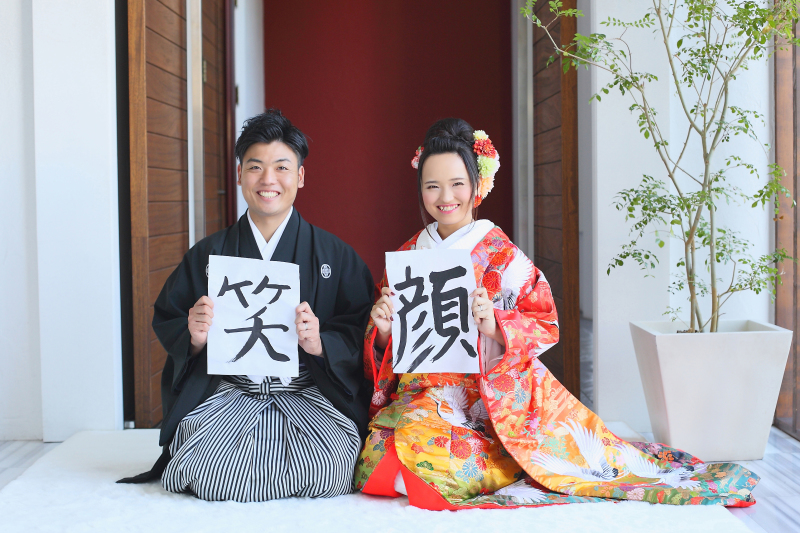 楽しく和装の前撮りをしました♪