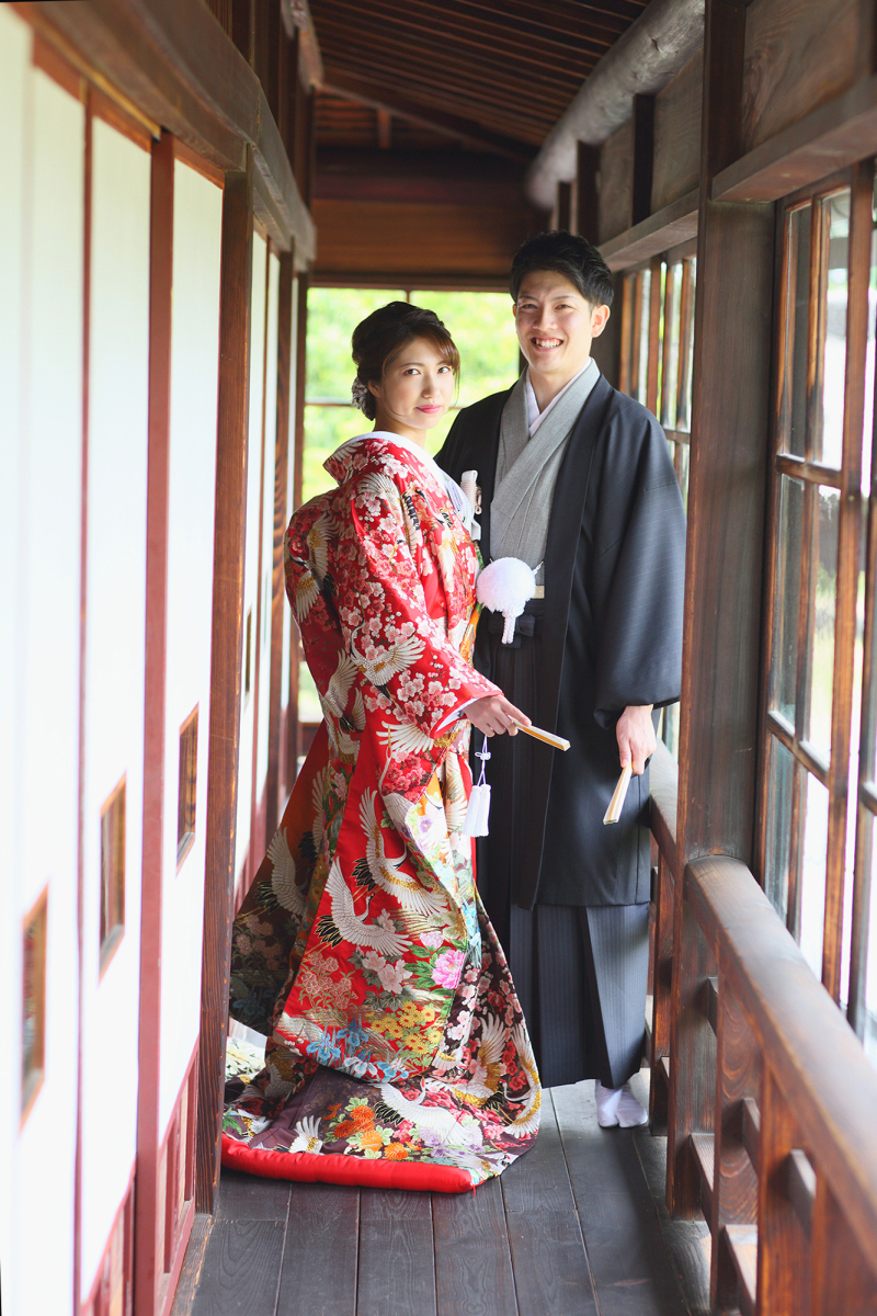 【臨江閣＆日本庭園】和装1着《打掛追加料金ナシ◎》たっぷり90分撮影♡レタッチ済み300枚データ｜24頁アルバム込　3～5月撮影