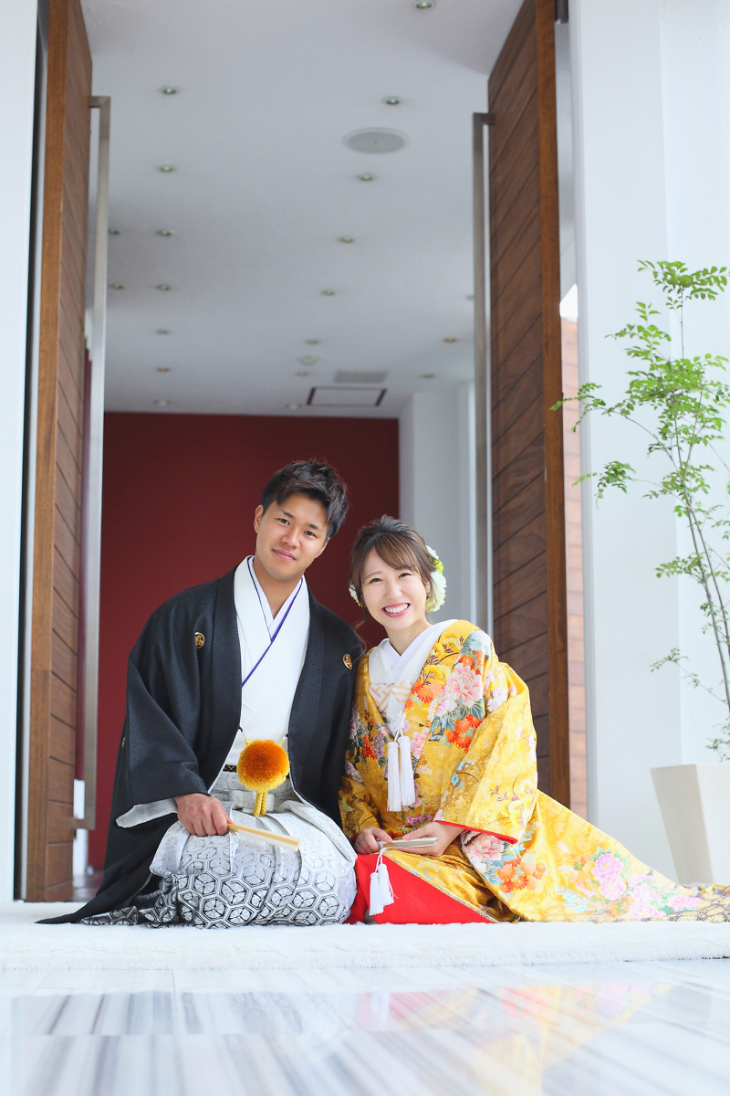 【7万円以下で叶う和洋装♡】チャペル&自然光スタジオ≪台紙付き写真2枚&データ2カット◎》挙式シーン撮影も叶う 9~11月撮影