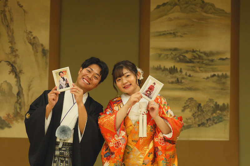 【臨江閣＆日本庭園】和装1着《打掛追加料金ナシ◎》たっぷり90分撮影♡レタッチ済み300枚データ｜24頁アルバム込　3～6月撮影