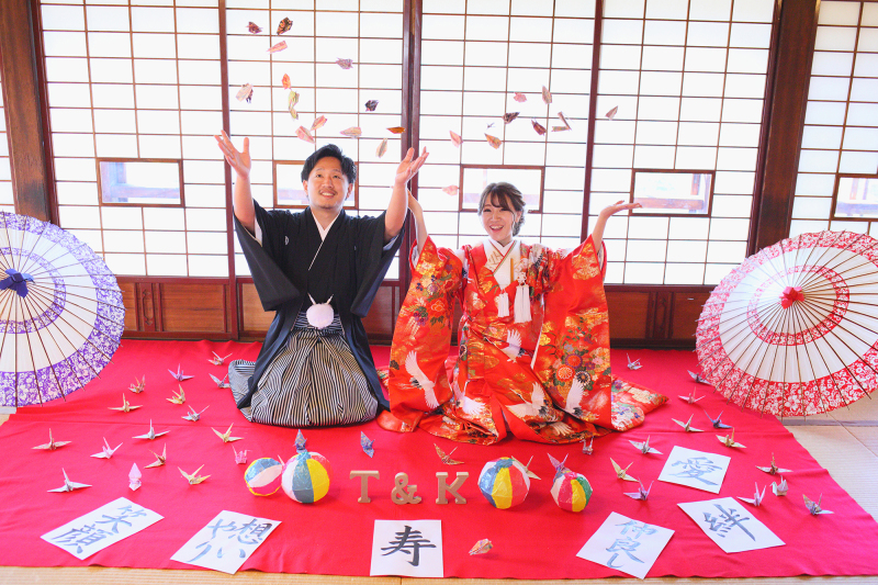 【臨江閣&日本庭園】和装1着《衣装追加料金ナシ◎》たっぷり90分撮影♡レタッチ済み300カットデータ&24ページアルバム付き