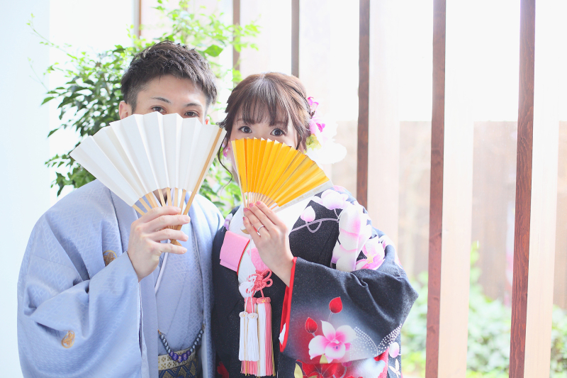 【6万円以下】ハウススタジオ撮影 和装1着 データ1カット&台紙付き写真1枚 フリータイム付き 打掛全品無料! 9月~12月撮影