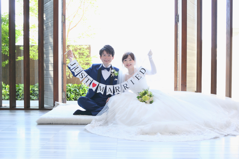【7万円以下叶う和洋装♡】チャペル&自然光スタジオ撮影*挙式風の撮影も◎|台紙付き写真2枚|セルフフォトタイム込|~年内撮影