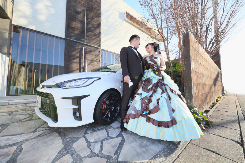 【和装2着+洋装2着 800カットデータ】チャペル&ハウススタジオ撮影 20頁写真集付き ~挙式シーン無料撮影~ 9~12月撮影
