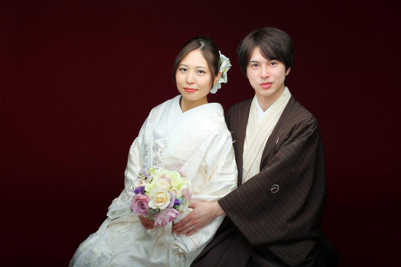 【5.5万円以下】和装1着 スタジオ撮影 データ1カット&台紙付き写真1枚 ~嬉しい美肌加工付き&フリータイム付き~