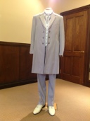 グレーストライプコート