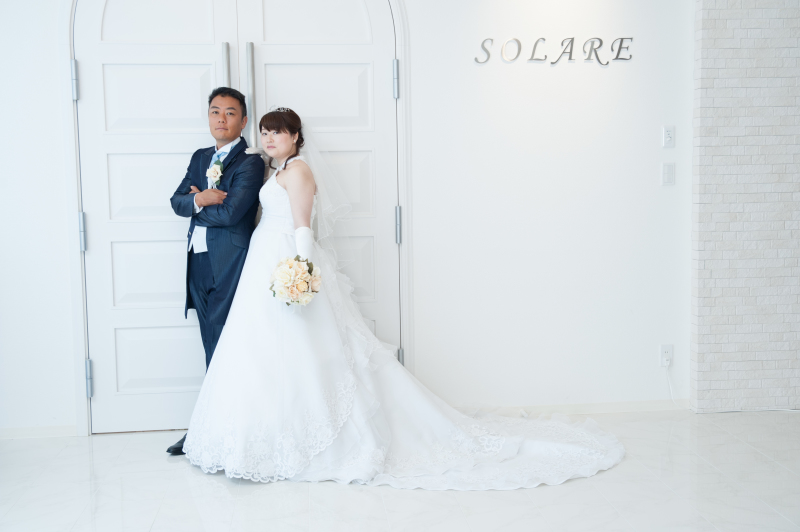 チャペルの前でも1枚撮影！